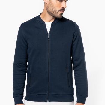 Full zip fleece sweatshirt