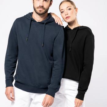 Unisex eco-friendly French Terry hooded sweatshirt