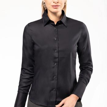 Ladies' long-sleeved non-iron shirt