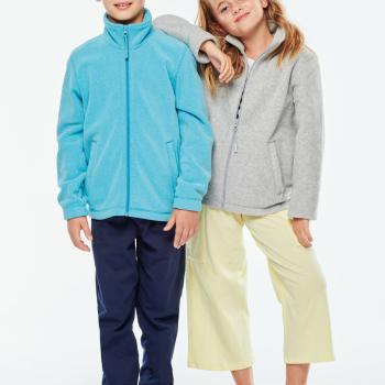 Kids' full zip fleece jacket