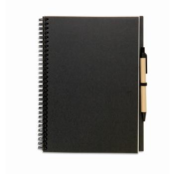 Recycled notebook with pen     KC7013-03