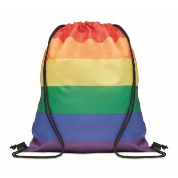 Rainbow RPET drawstring bag    MO6436-99