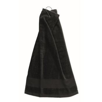 Cotton golf towel with hanger  MO6525-03