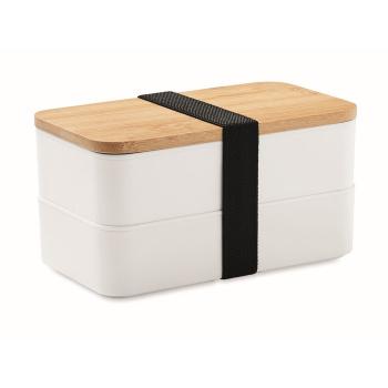Lunch box in PP and bamboo lid MO6627-03