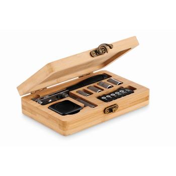 13 piece tool set, bamboo case MO6757-40