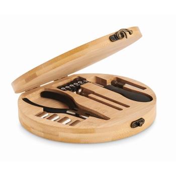 15 piece tool set bamboo case  MO6758-40