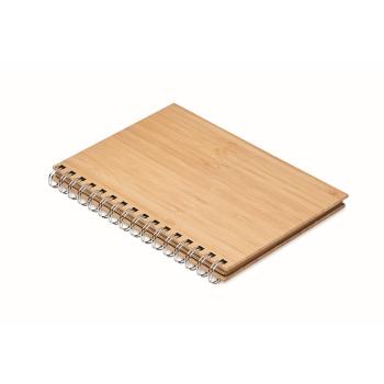A5 ring bound Bamboo notebook  MO6790-40