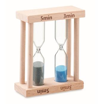 Set of 2 wooden sand timers    MO6852-40