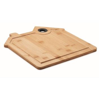 Bamboo house cutting board     MO6859-40