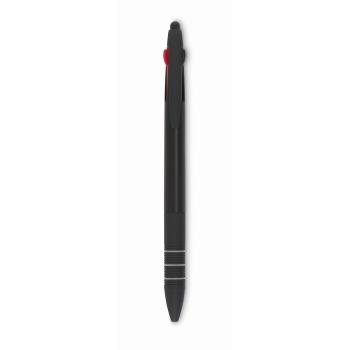 3 colour ink pen with stylus   MO8812-03
