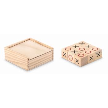 Wooden tic tac toe             MO9493-40