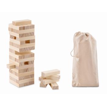 Tower game in cotton pouch     MO9574-40