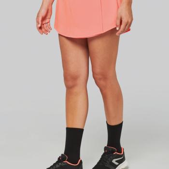 Padel skirt with integrated shorts