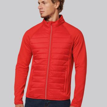 Dual-fabric sports jacket