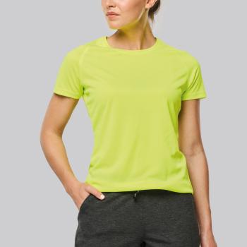T-shirt de sport à col rond recyclé femme