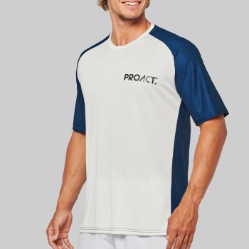 Men’s two-tone raglan sleeve padel t-shirt