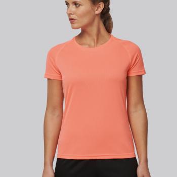 Ladies' short-sleeved sports T-shirt