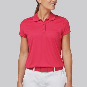 Ladies' short-sleeved polo shirt