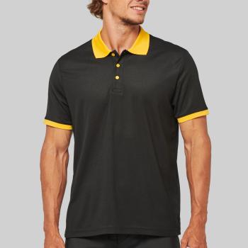 Men's performance piqué polo shirt