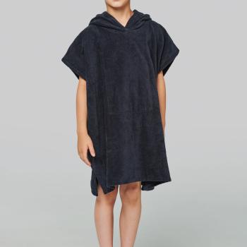 Poncho éponge à capuche enfant