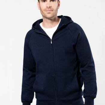 Men's zipped hoodie