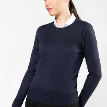 Pull Supima® col rond  femme