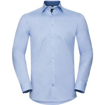 LONG-SLEEVED HERRINGBONE SHIRT