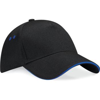 Men ultimate 5 panels cap - contrast sandwich peak