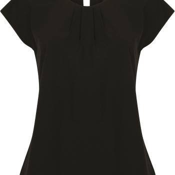 Ladies' pleat front blouse