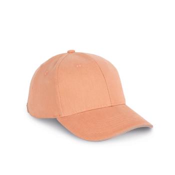 Cap in organic cotton with contrasting sandwich peak - 6 panels