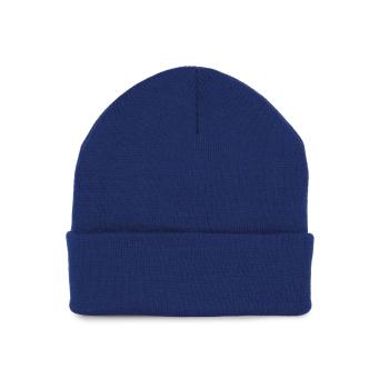 Bonnet recyclé avec revers tricoté