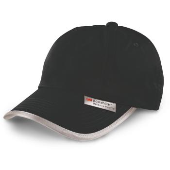 Casquette avec bordures réfléchissantes