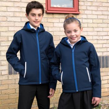 Kids' TX Performance Hooded Softshell Jacket