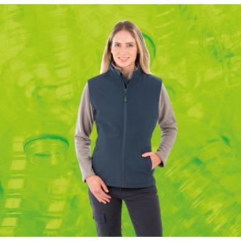 Recycled ladies’ softshell bodywarmer