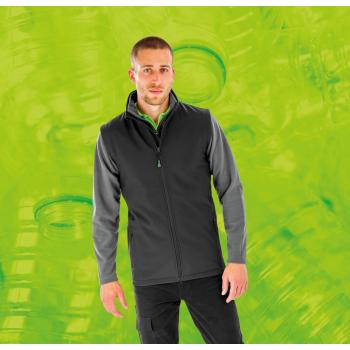 Bodywarmer softshell homme recyclé