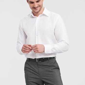 Men's Long-Sleeved Non-Iron Shirt - Tailored Fit
