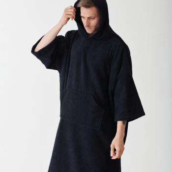 Towelling poncho