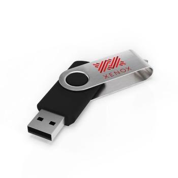 Clé USB Twister (Noir), 2 GB Basic