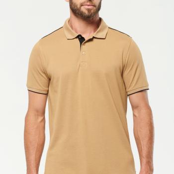 Men's short-sleeved contrasting Day To Day polo shirt