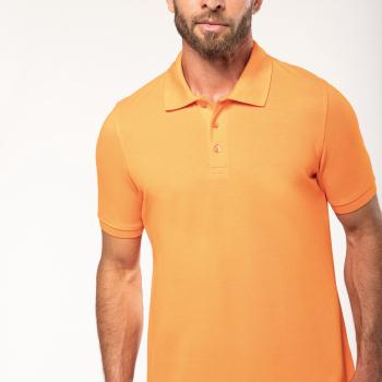 Men's shortsleeved polo shirt