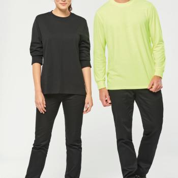 Unisex eco-friendly long sleeve t-shirt