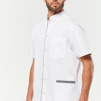 Men’s polycotton smock with press studs