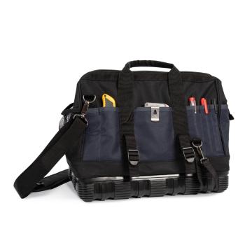 Tool bag with plastic base