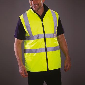 Hi-Vis Reversible Fleece Bodywarmer