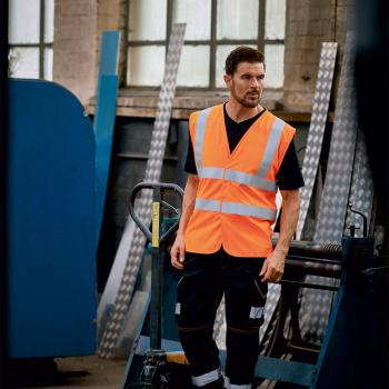 High Visibility, Anti-Static And Flame Retardant Gilet