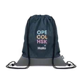 Sac à cordon en PU RPET 2 tons LIBAG