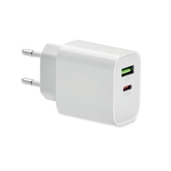 PORT Chargeur 18W 2 ports, prise UE