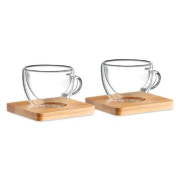 BELIZE 2 verres expresso double paroi