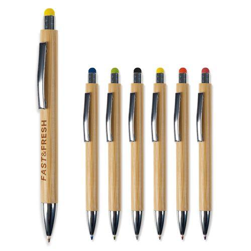 Ball pen New York bamboo with stylus