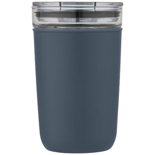 Gobelet en verre Bello de 420 ml avec paroi extérieure en plastique recyclé